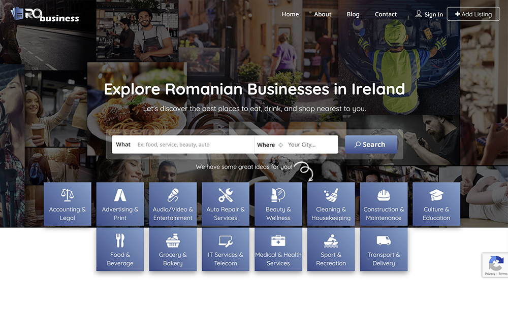 Robusiness Listing Portal